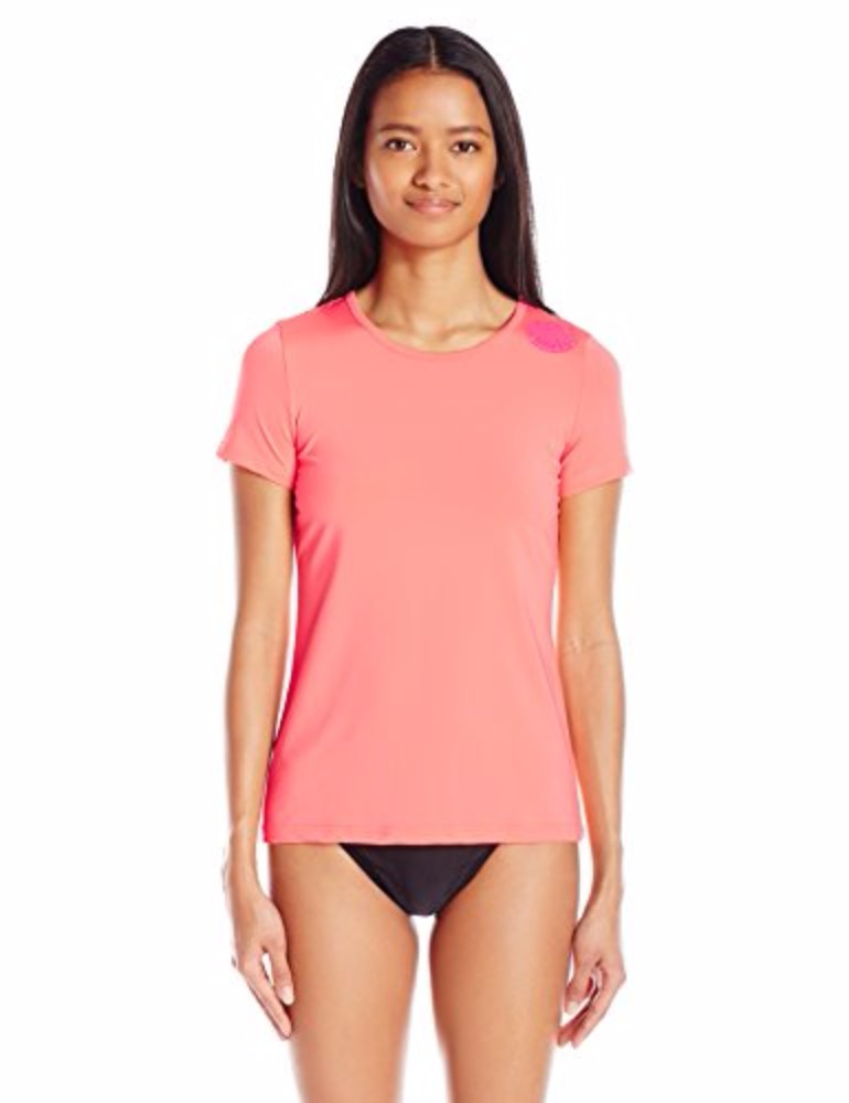 Rip Curl Whitewash S/S Loose Fit Womens Lycra Creamsicle/Coral (CRE) M
