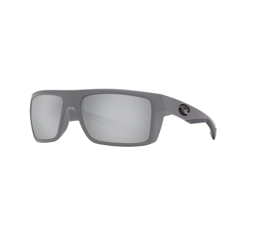 Costa Del Mar Motu Sunglasses Matte Gray Silver Mirror 580P