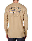 Salty Crew Bruce L/S Tee Khaki Heather XL