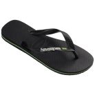 Havaianas Brazil Logo Mens Sandal 1069-Black-Black23 8