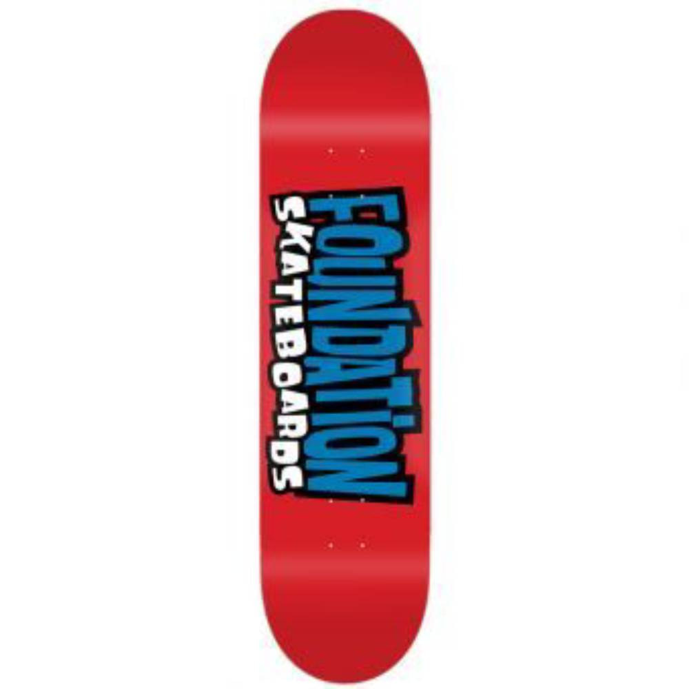 Foundation Skateboards From The 90s Deck Red 8.0"