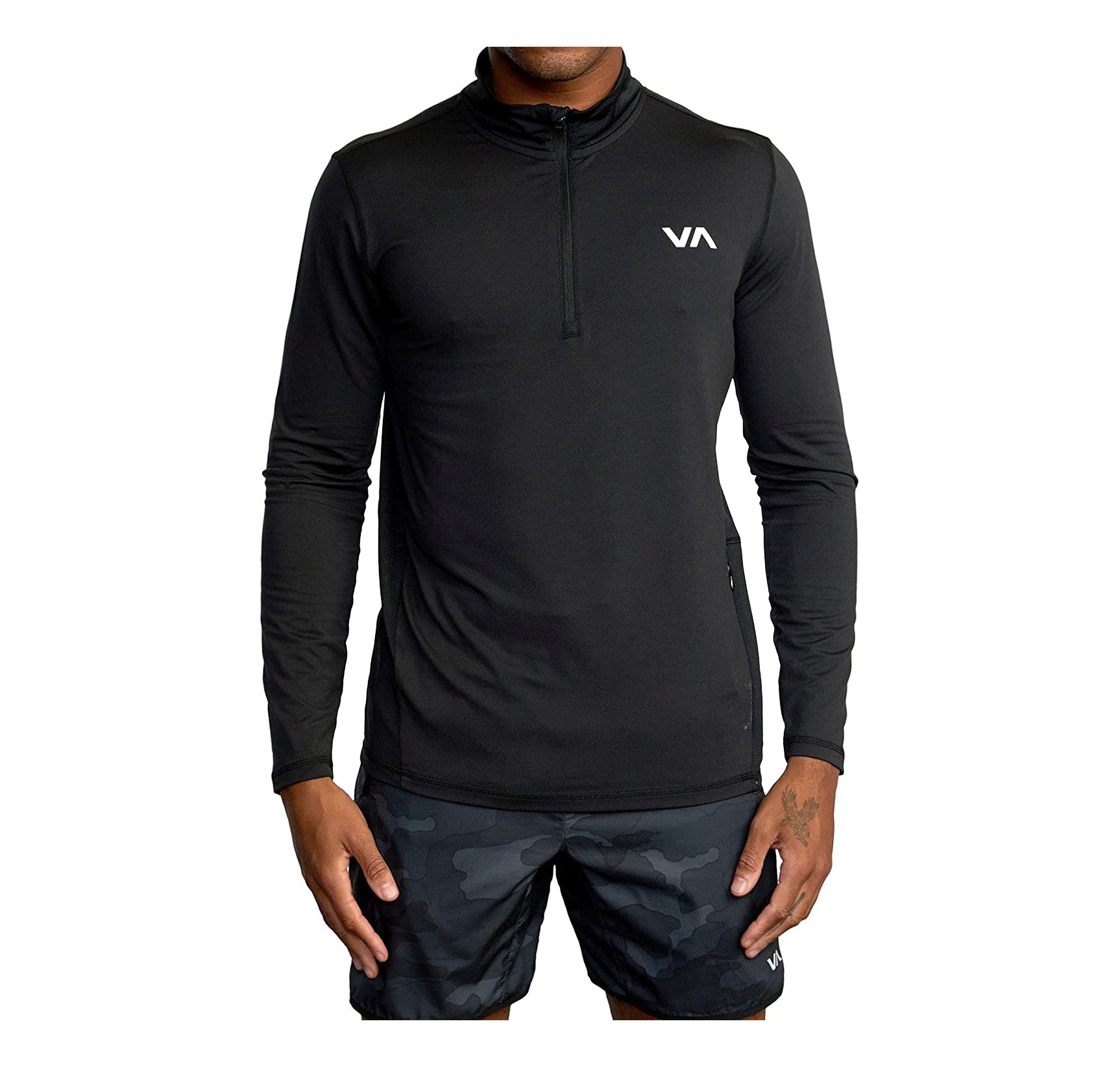 RVCA Sport Vent LS Half Zip Top