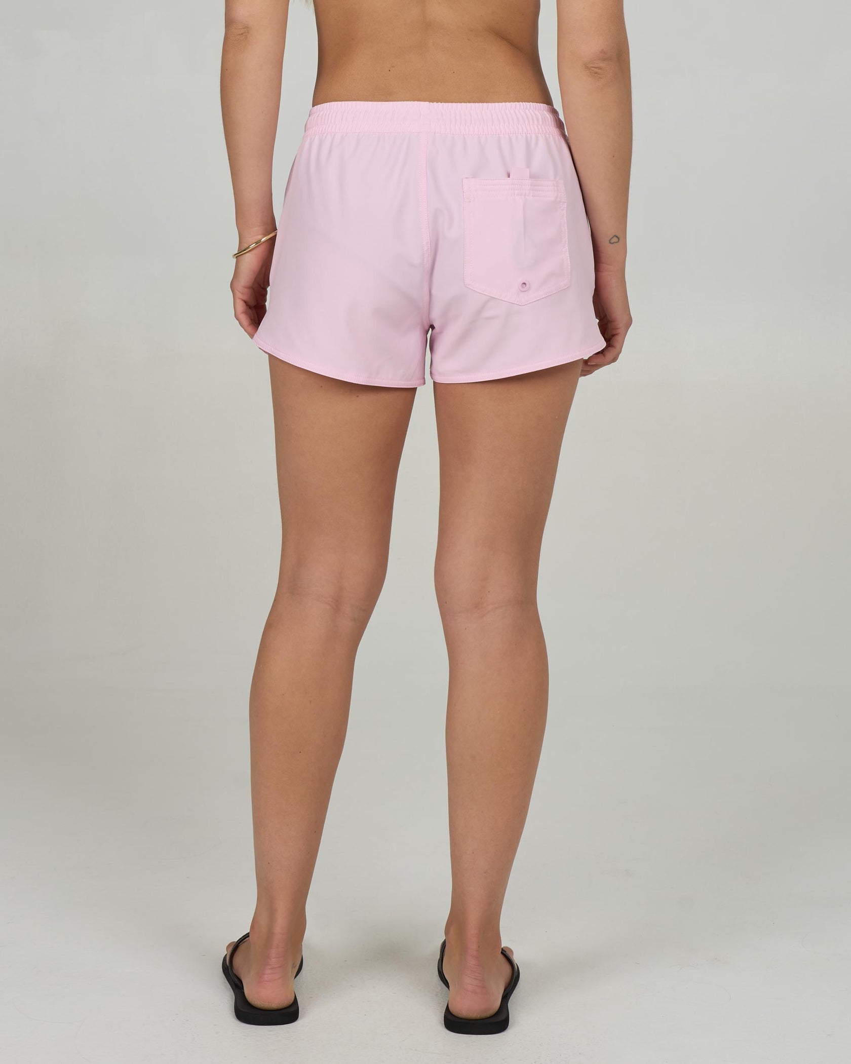 Salty Crew Womens Beacons Short Pink Skies L