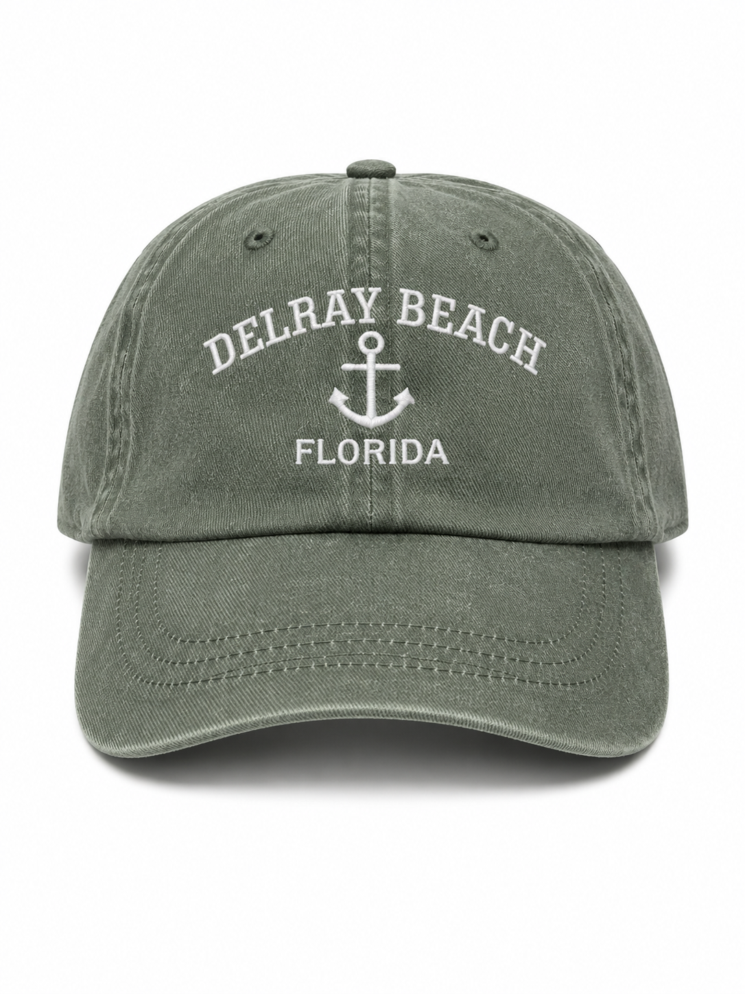 SA Anchor Hat Olive-DELRAY OS