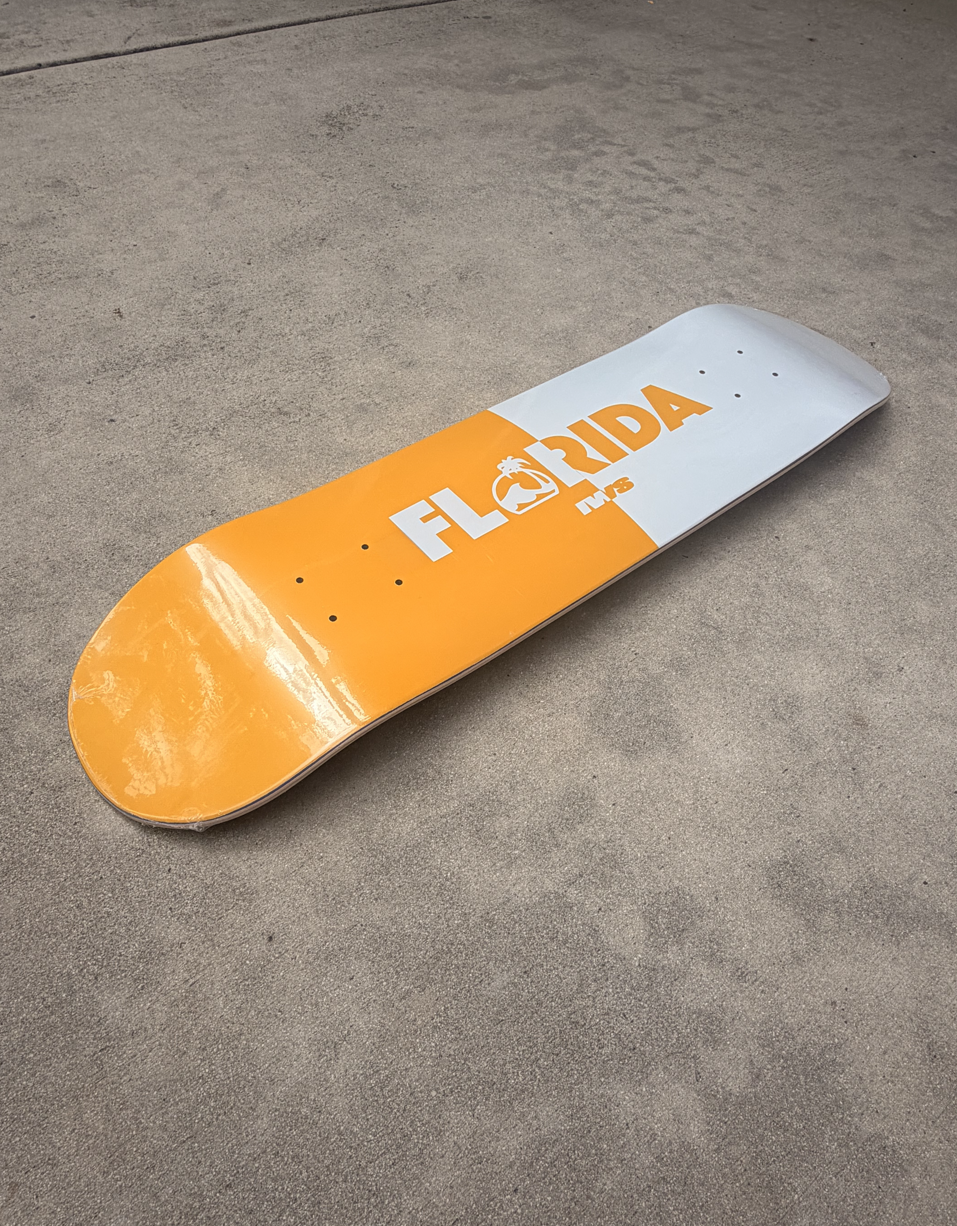 Island Water Sports Florida Deck Yellow/White 8.0