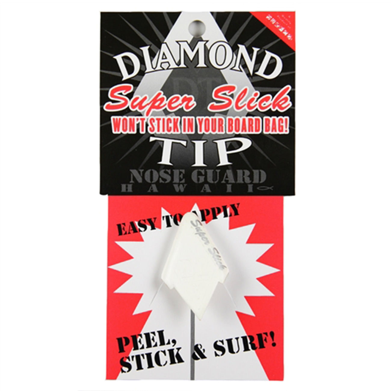 SurfCo Diamond Tip Nose Guard Super Slick White