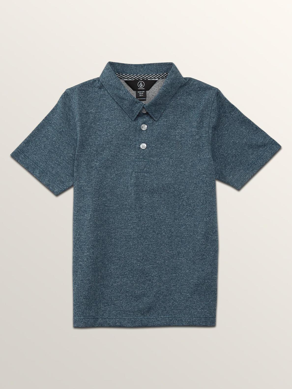 Volcom Wowzer Short Sleeve Kids Polo Shirt NVG 6