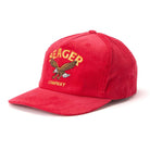 Seager Bradley Corduroy Snapback Red O/S