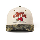 Seager X Mossy Oak Gone Hunting Snapback Hat Cream/CamoGreen OS