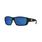 Costa Del Mar Tuna Alley Sunglasses MatteBlack Blue Mirror 580P-RX1.5