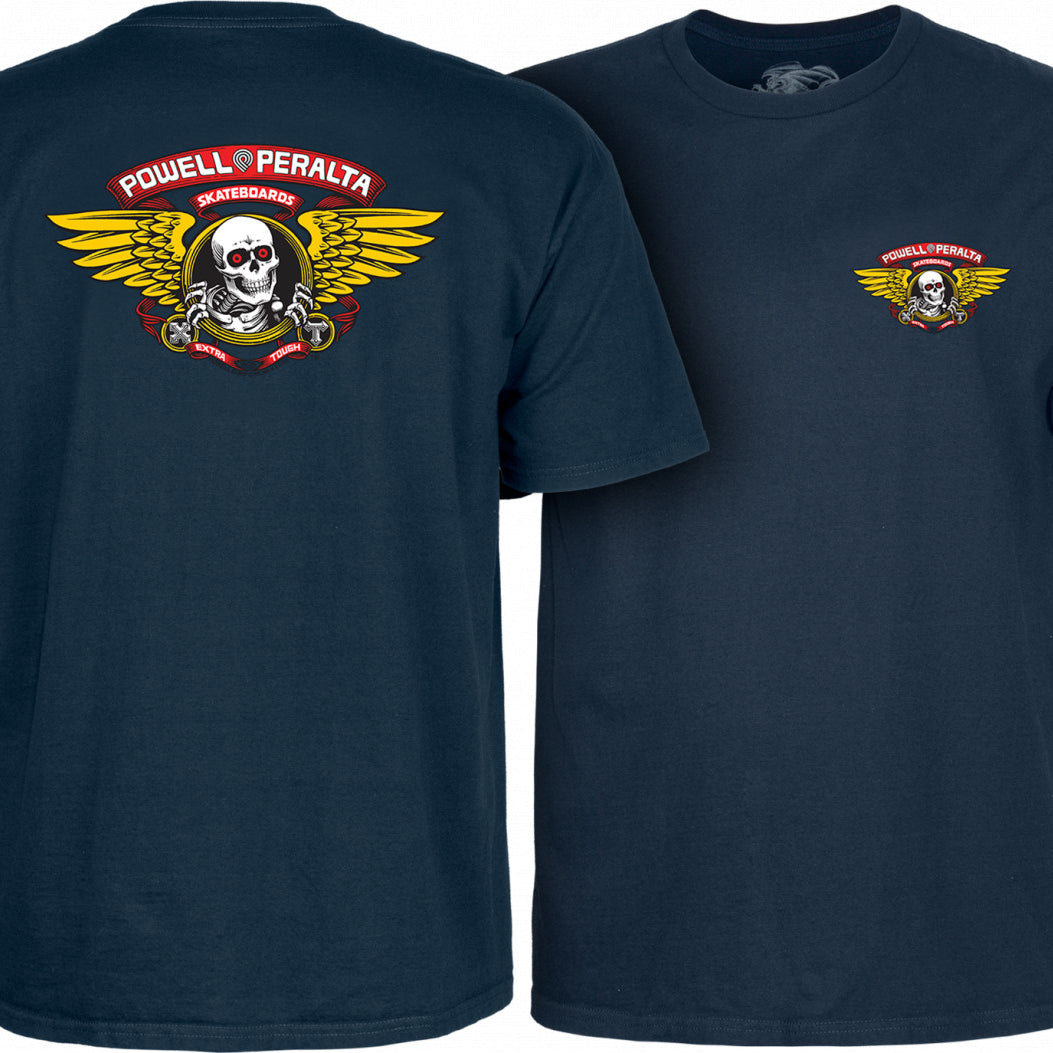 Powell Peralta Winged Ripper S/S Tee Navy S