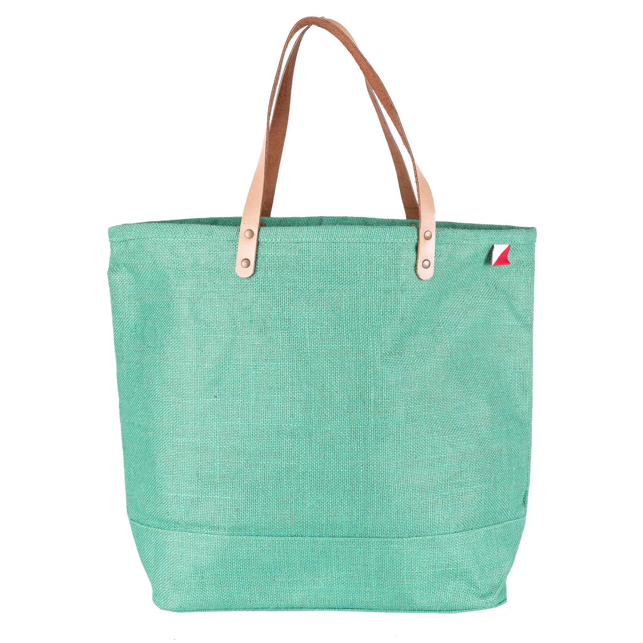 Shore Big Jute Bag Green OS