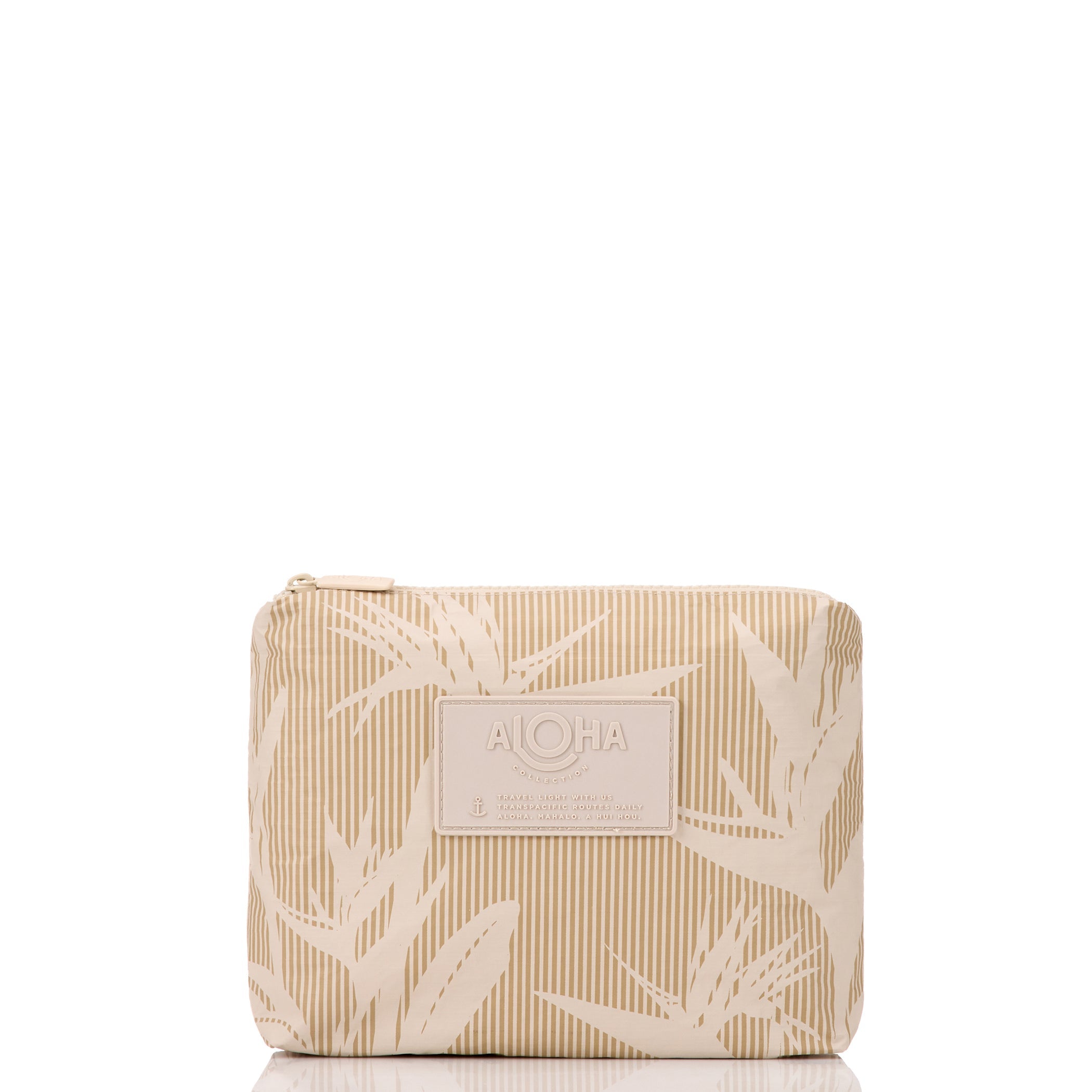Aloha Paradise Tiny Stripe Small Iced Coffee/Sandstone