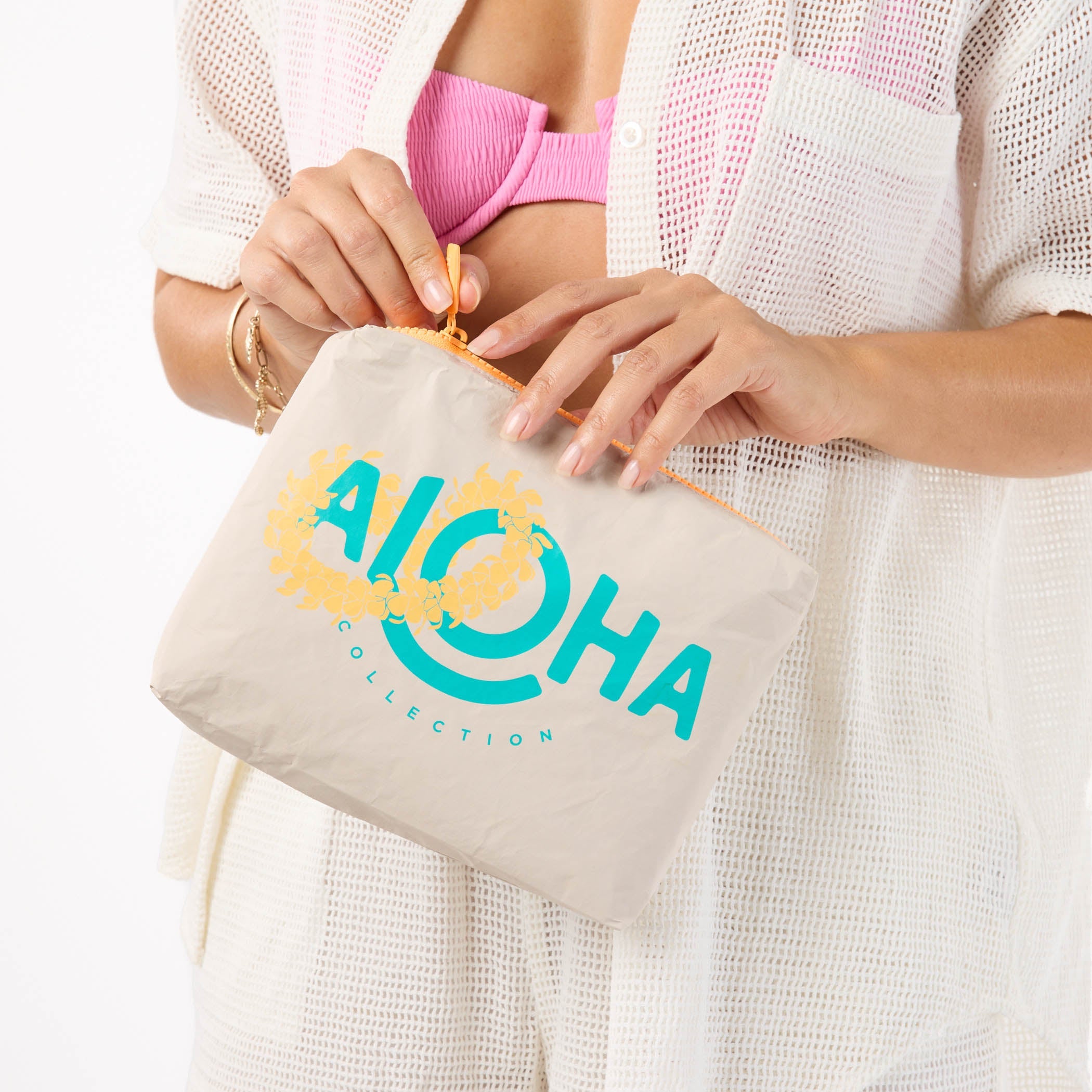 Aloha Collection Puakenikeni ALOHA Small Blue Lagoon/Sandstone OS