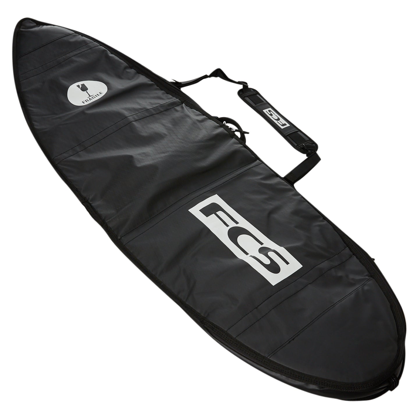 FCS Travel 1 Funboard Boardbag Black-Grey 6ft7in
