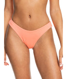 Roxy Solid Beach Classics High Leg Regular Bikini Bottom