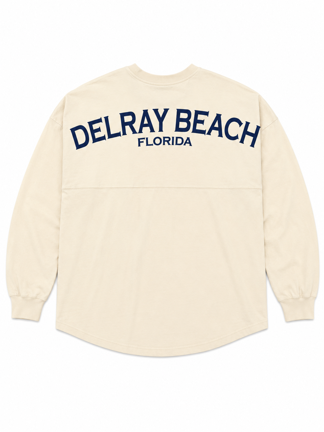 Spirit Jersey Original Crew Neck Delray beach LS Shirt CHALK M