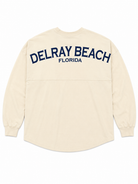 Spirit Jersey Original Crew Neck Delray beach LS Shirt CHALK M