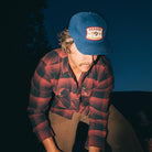 Seager Sportsman Hat Navy OS