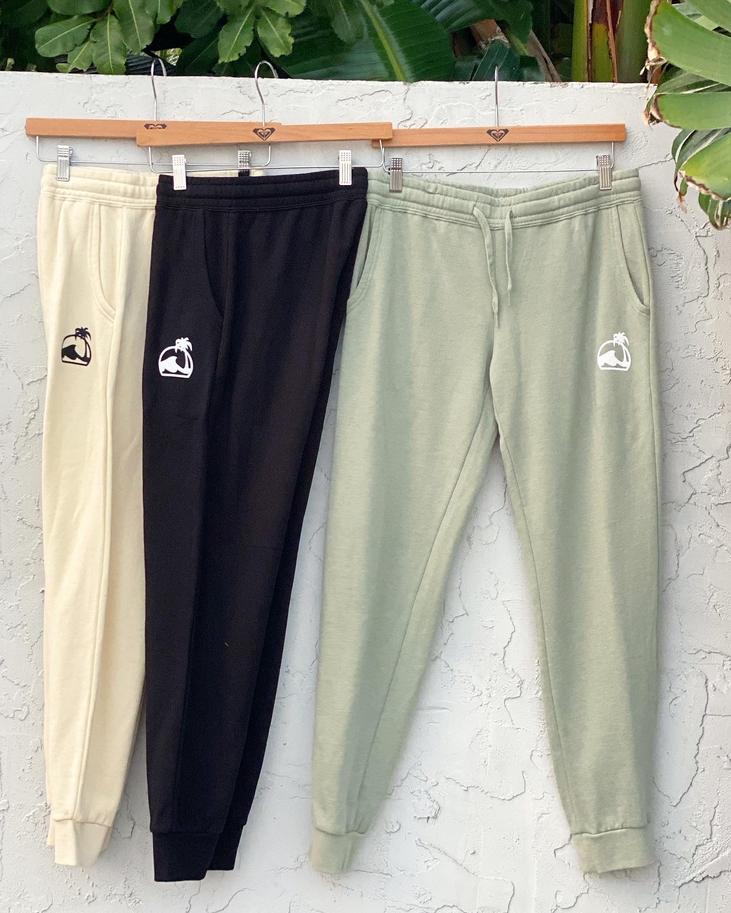 Island Water Sports California Wave Wash Sweatpants Black/White S