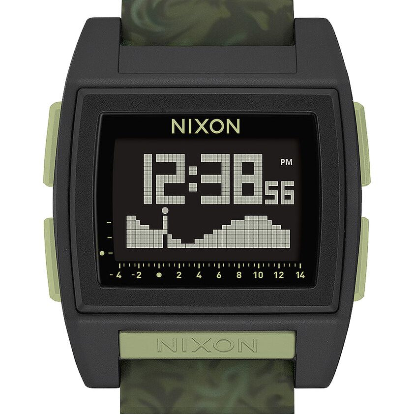 Nixon The Base Tide Pro Watch 1695-Green Camo