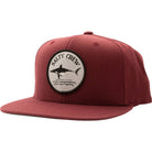 Salty Crew Bruce 6 Panel Hat Burgundy OS