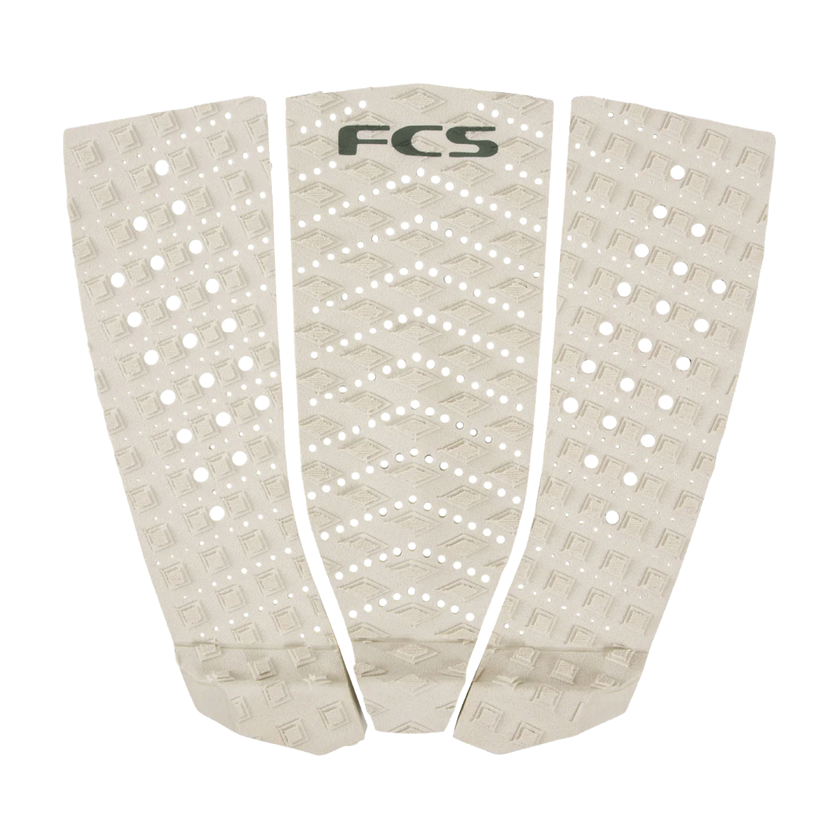 FCS T-3 Wide Eco Traction Pad Grey-Alpine