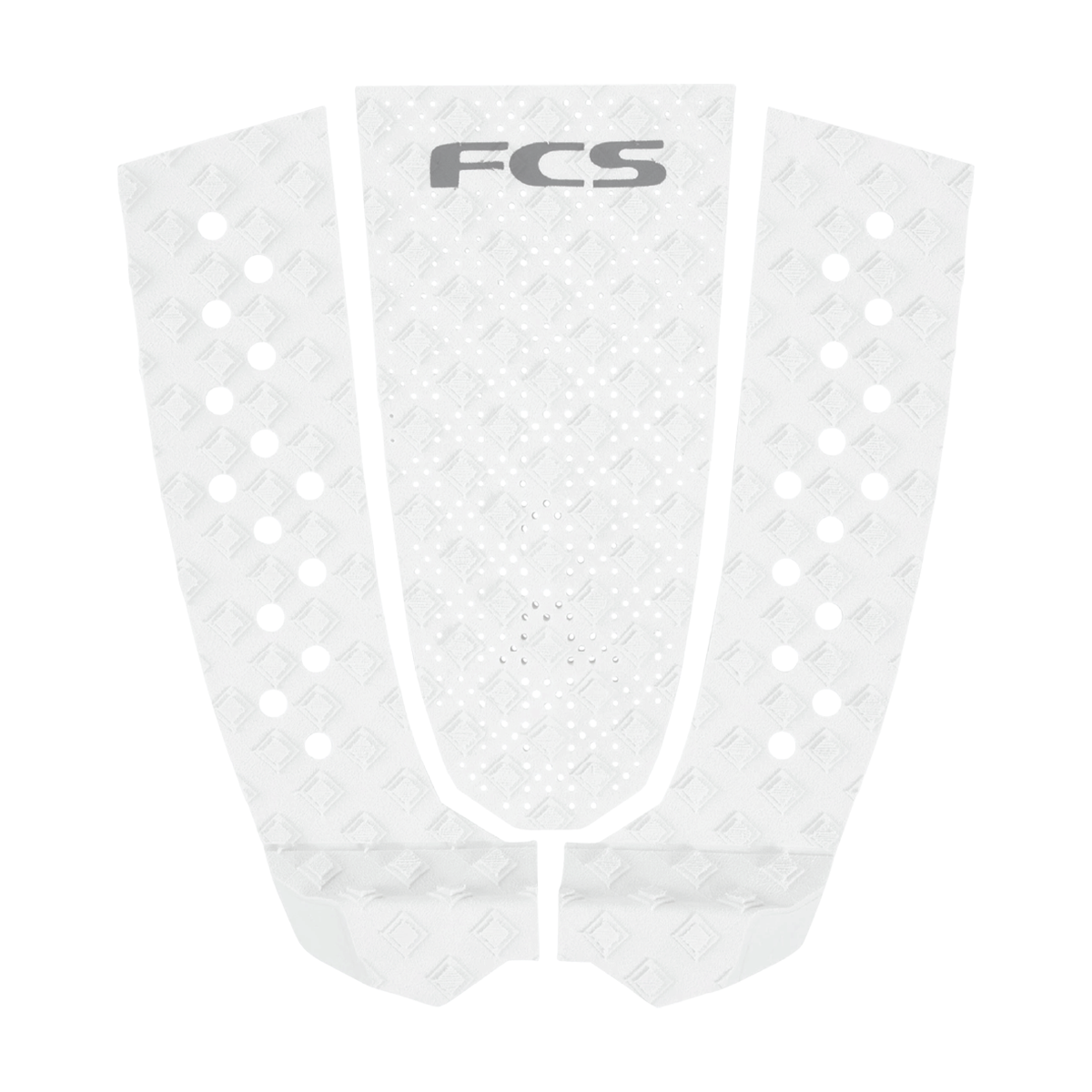 FCS T-3 Eco Traction Pad White-Cool Grey