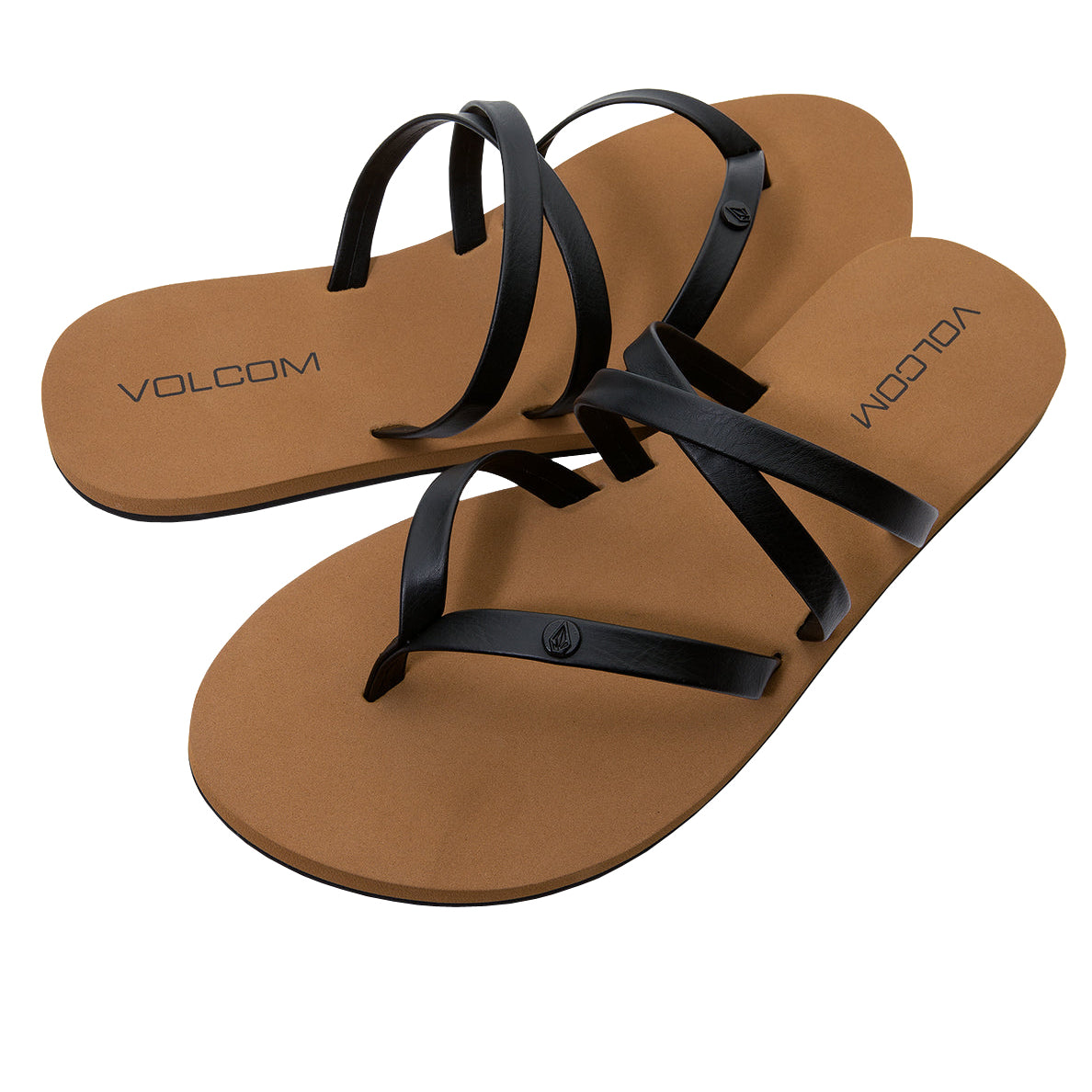Volcom Easy Breezy 2 Womens Sandal BLK-Black 5