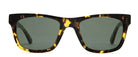 Otis Hawton Polarized Sunglasses Dark Tort Green Square