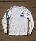 Island Water Sports Script L/S Tee White-Black S