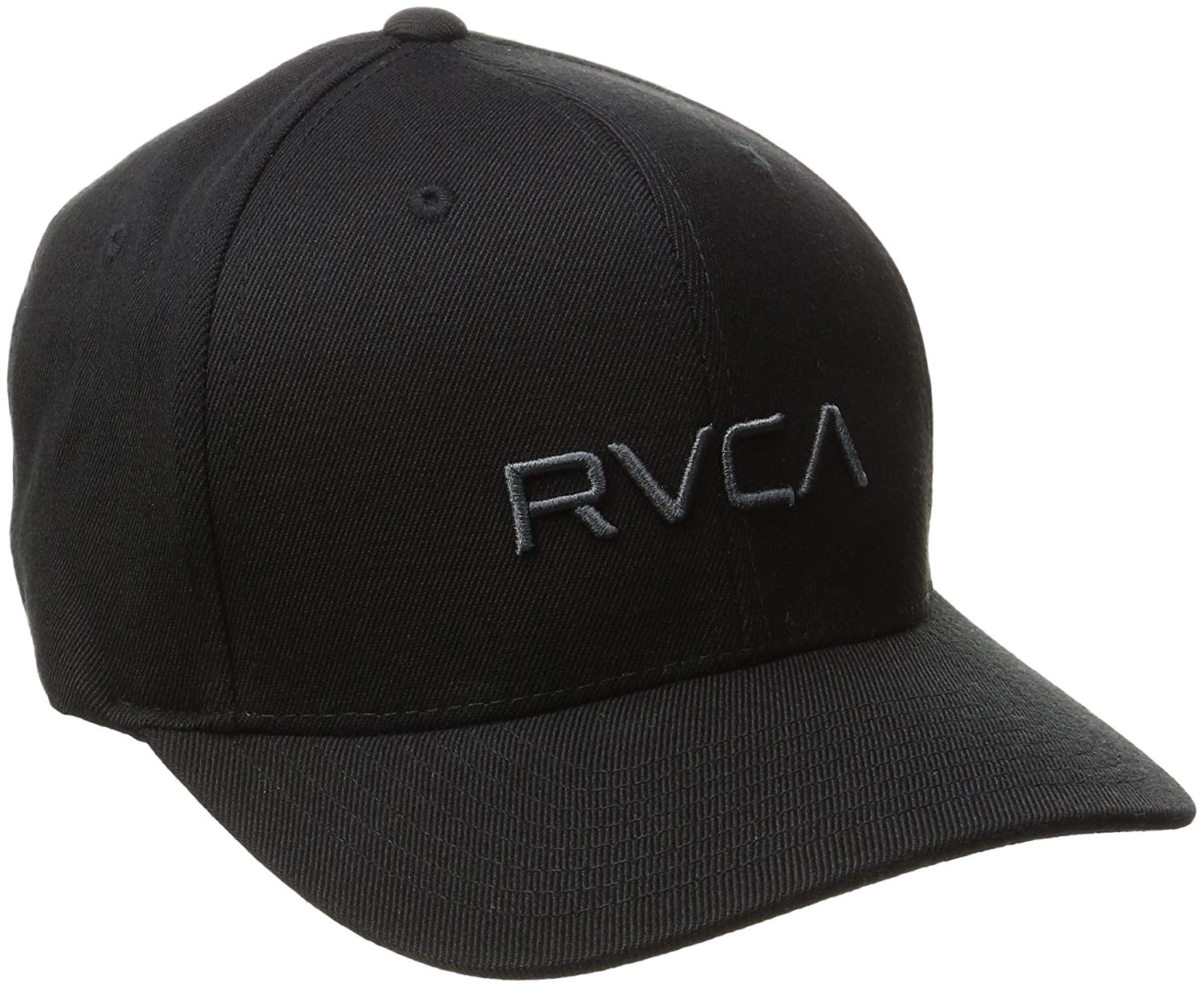 RVCA Flex Fit Hat Black S/M