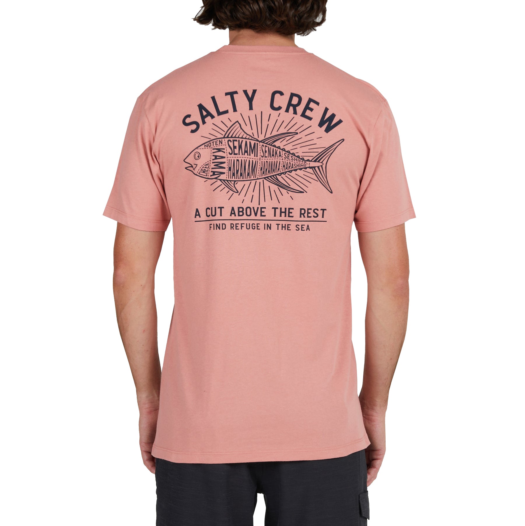 Salty Crew Cut Above SS Tee Coral L