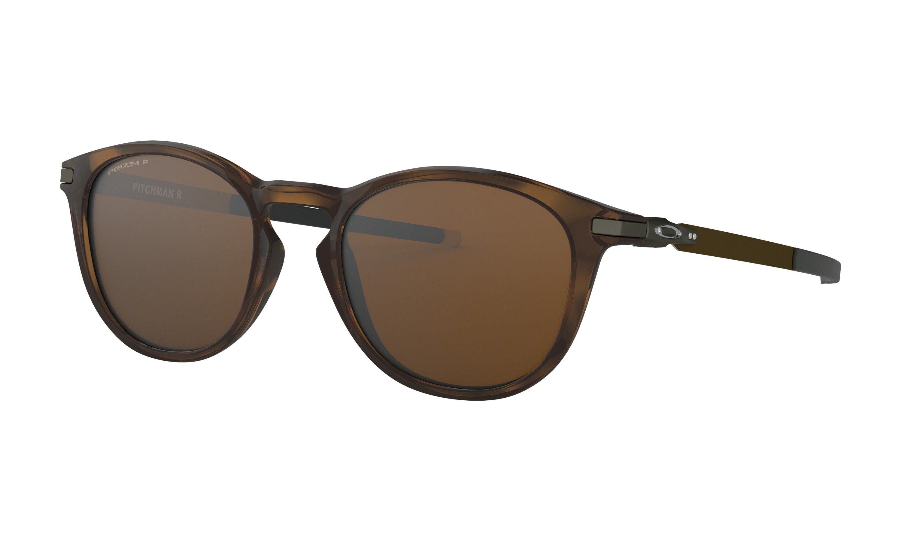 Oakley Pitchman Polarized Sunglasses Polished Tort Prizm Tungst 06