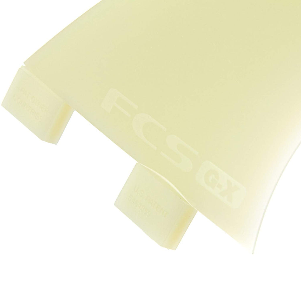 FCS GL Natural Glass Flex Longboard Side Fin Set