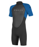 O Neill Reactor-2 2mm Back Zip Boys Springsuit EJ7-Black-Ocean 16