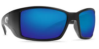 Costa Del Mar Blackfin Sunglasses MatteMoss BlueMirror 580P