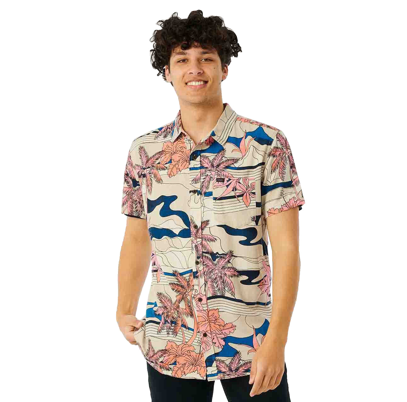 Rip Curl Party Pack SS Shirt 3021-Bone S