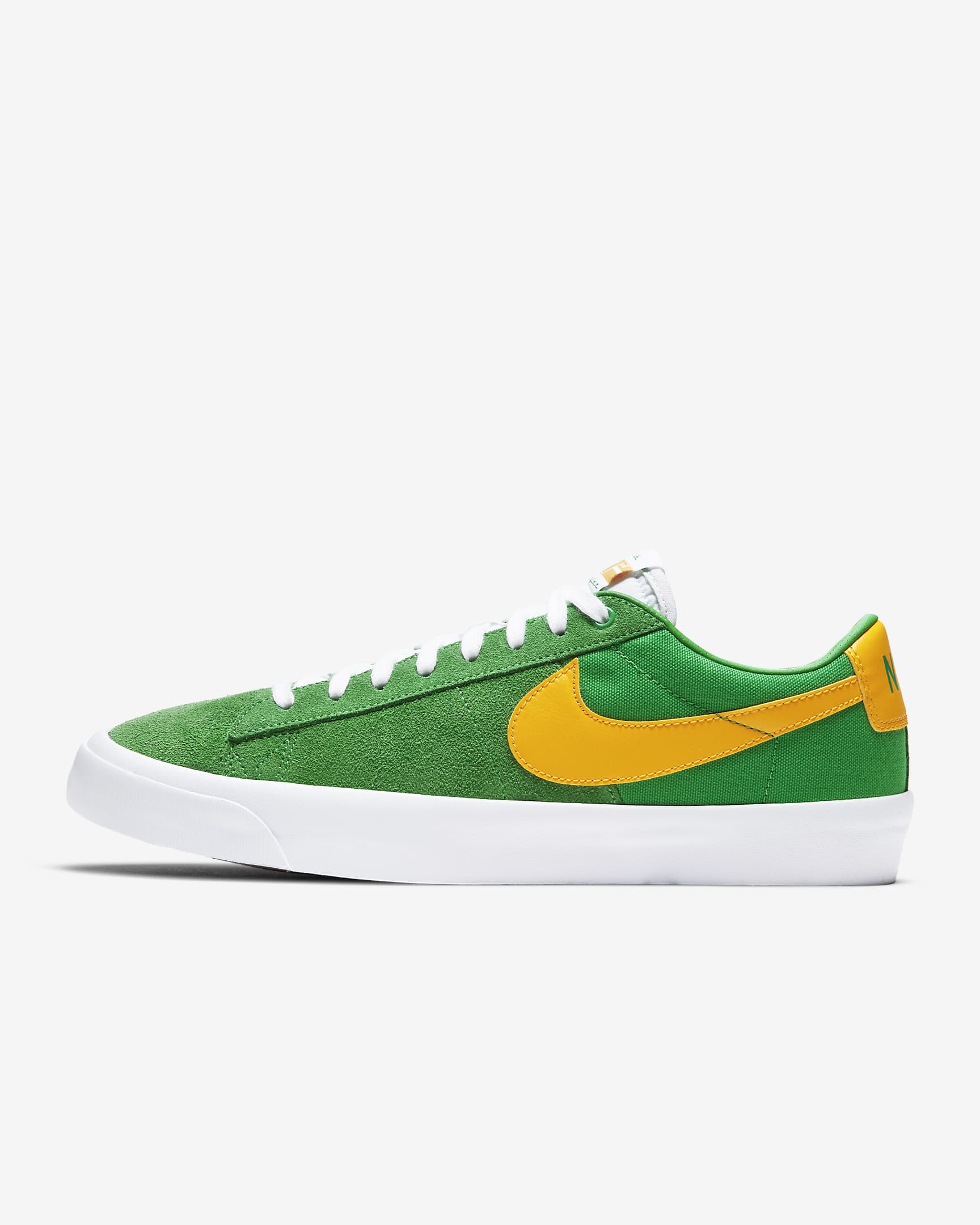 Nike SB Zoom Blazer Low Pro GT 300-LuckyGreen/UniversityGold 10.5