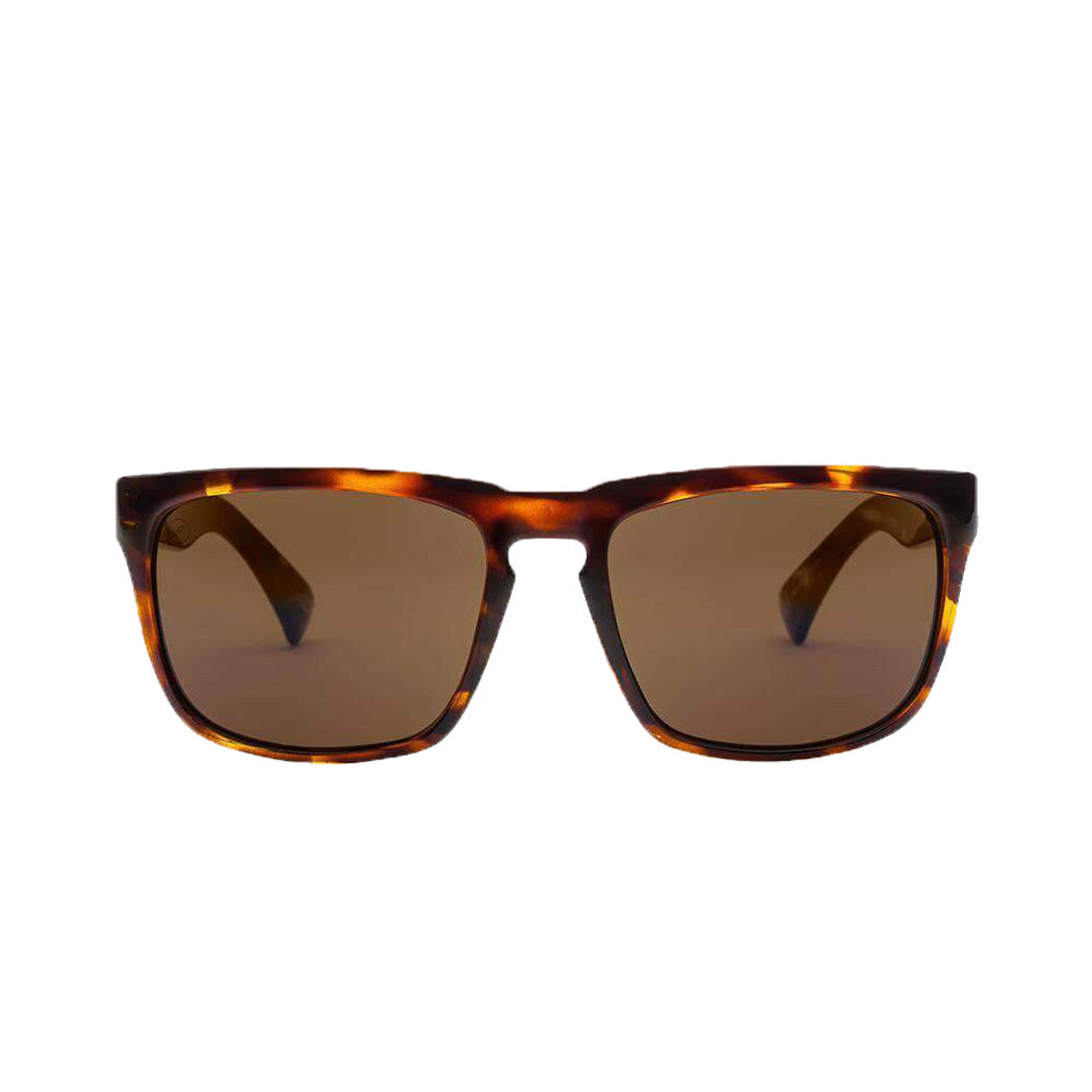 Electric Knoxville Polarized Sunglasses Gloss Tort Bronze Glass Square