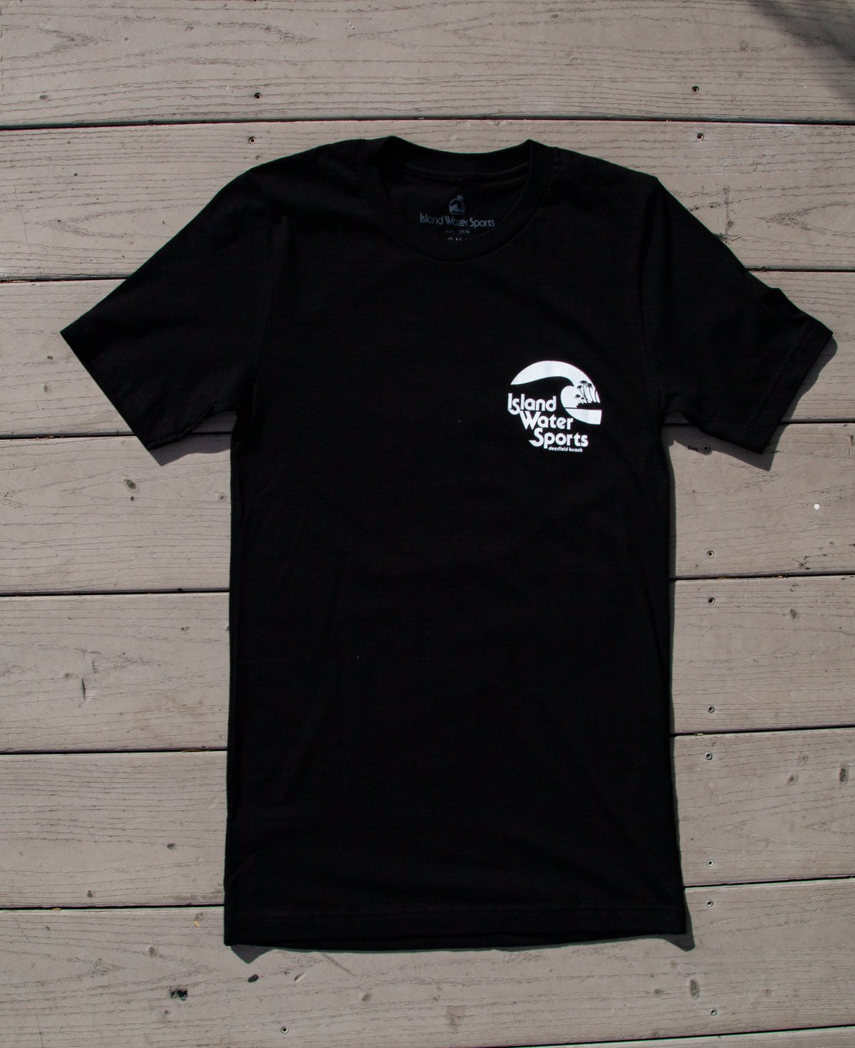 Island Water Sports Reverse Sticker S/S Tee Black/White XXL