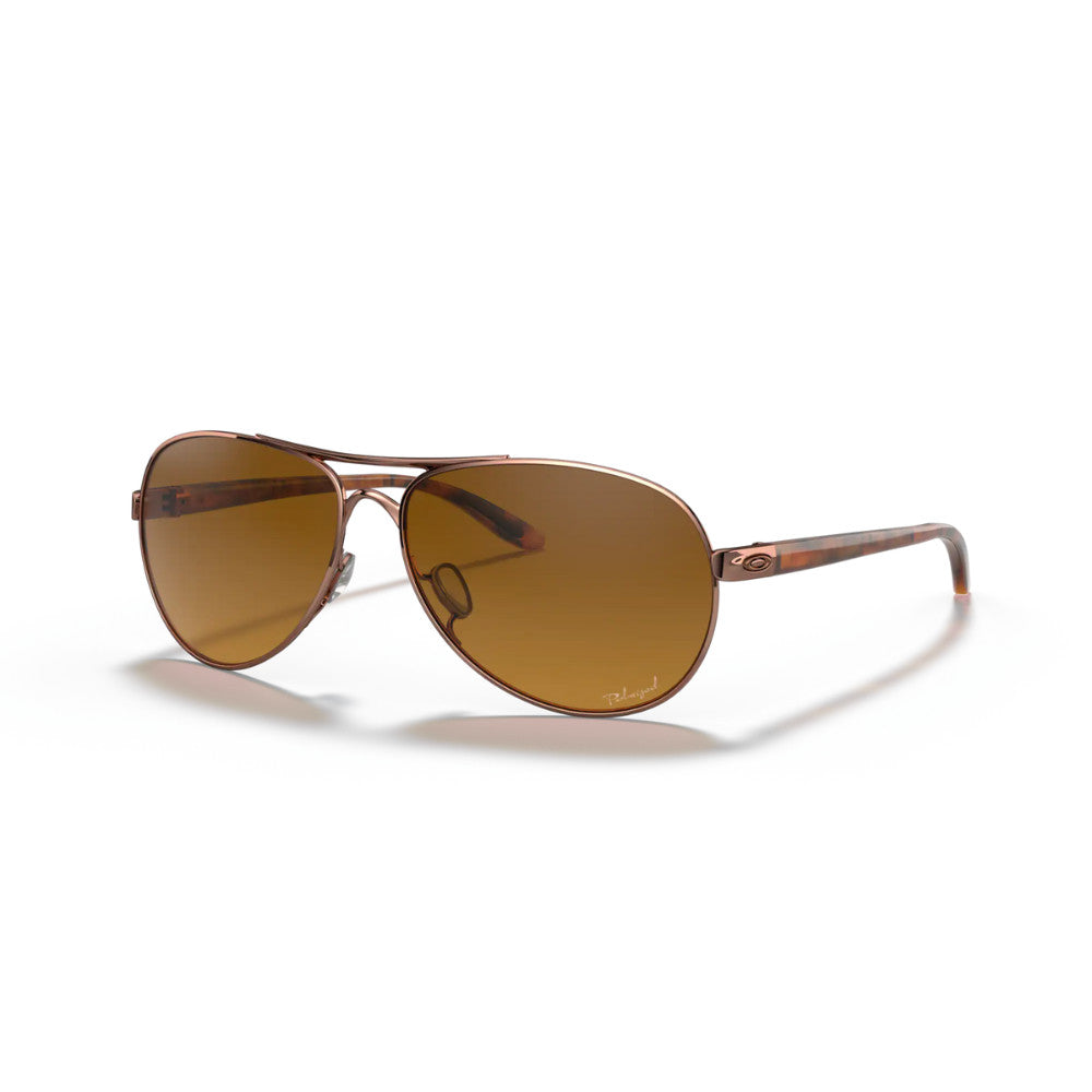 Oakley Feedback Sunglasses RoseGold BrownGradient Aviator