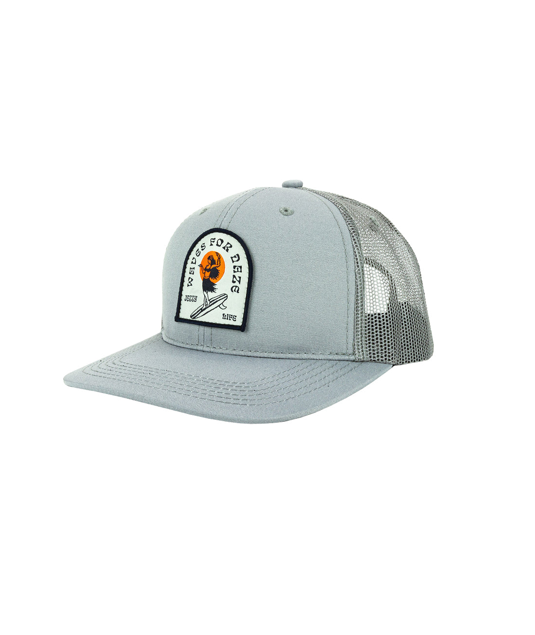 Jetty Alohaze Trucker Hat Grey OS