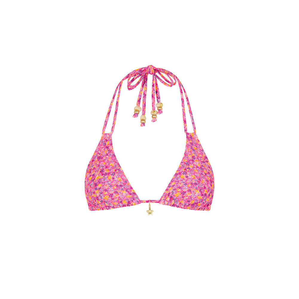 Kulani Kinis HALTER BRALETTE BIKINI TOP GelatoBloom L
