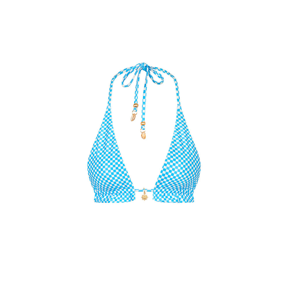 Kulani Kinis Frill Halter Bikini Top