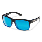 Sun Cloud Rambler Polarized Sunglasses BlackBlue BlueMirror Square