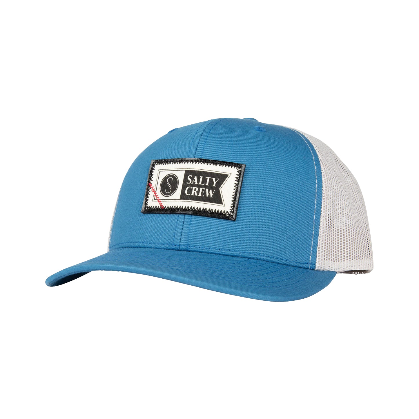 Salty Crew Topstitch Retro Trucker Hat Slate/Silver OS