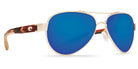 Costa Del Mar Loreto Sunglasses Rose Gold Blue Mirror 580G