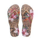 Havaianas Slim Animal Floral Womens Sandals 3544-Crocus Rose 6