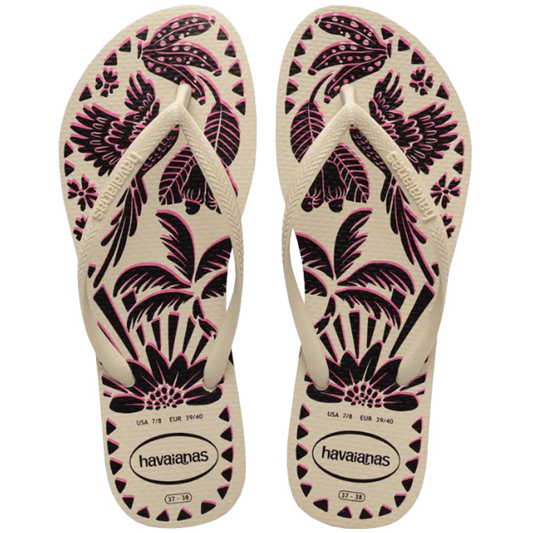 Havaianas Slim Tucano Womens Sandal  0121-Beige 7